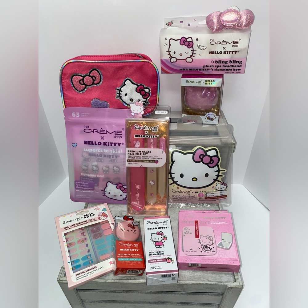 Viral Hello Kitty Pink Spa Lot